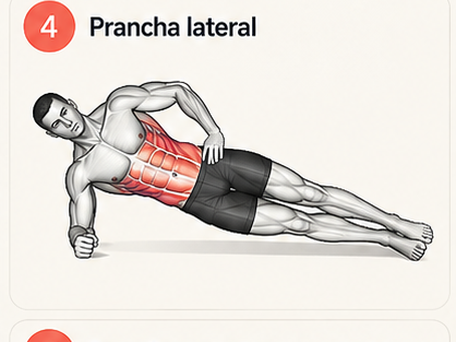 Demonstração da prancha lateral